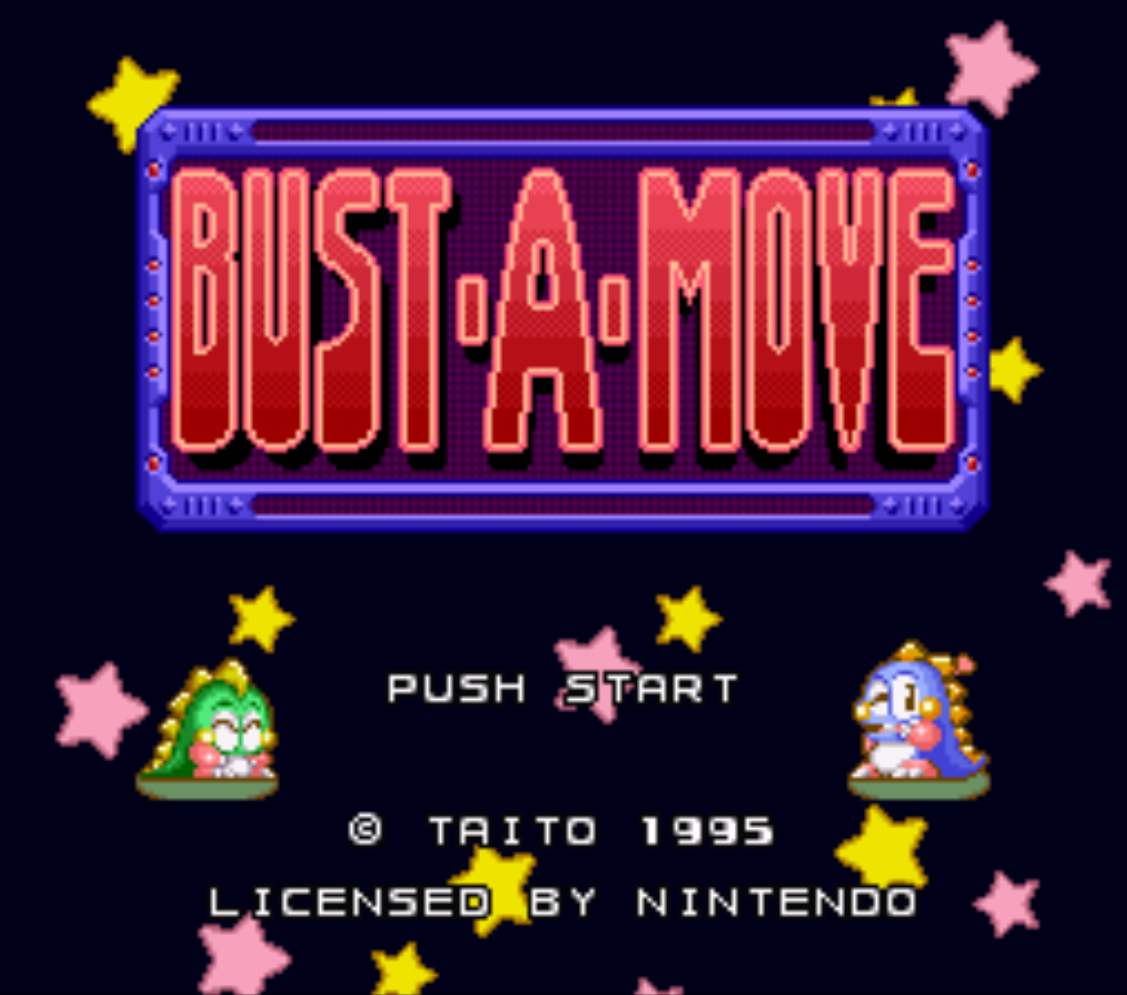Bust-A-Move Title Screen